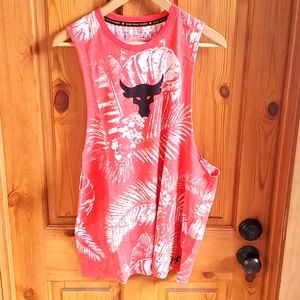 Under Armour Men's XL Project Rock Floral Muscle Tee